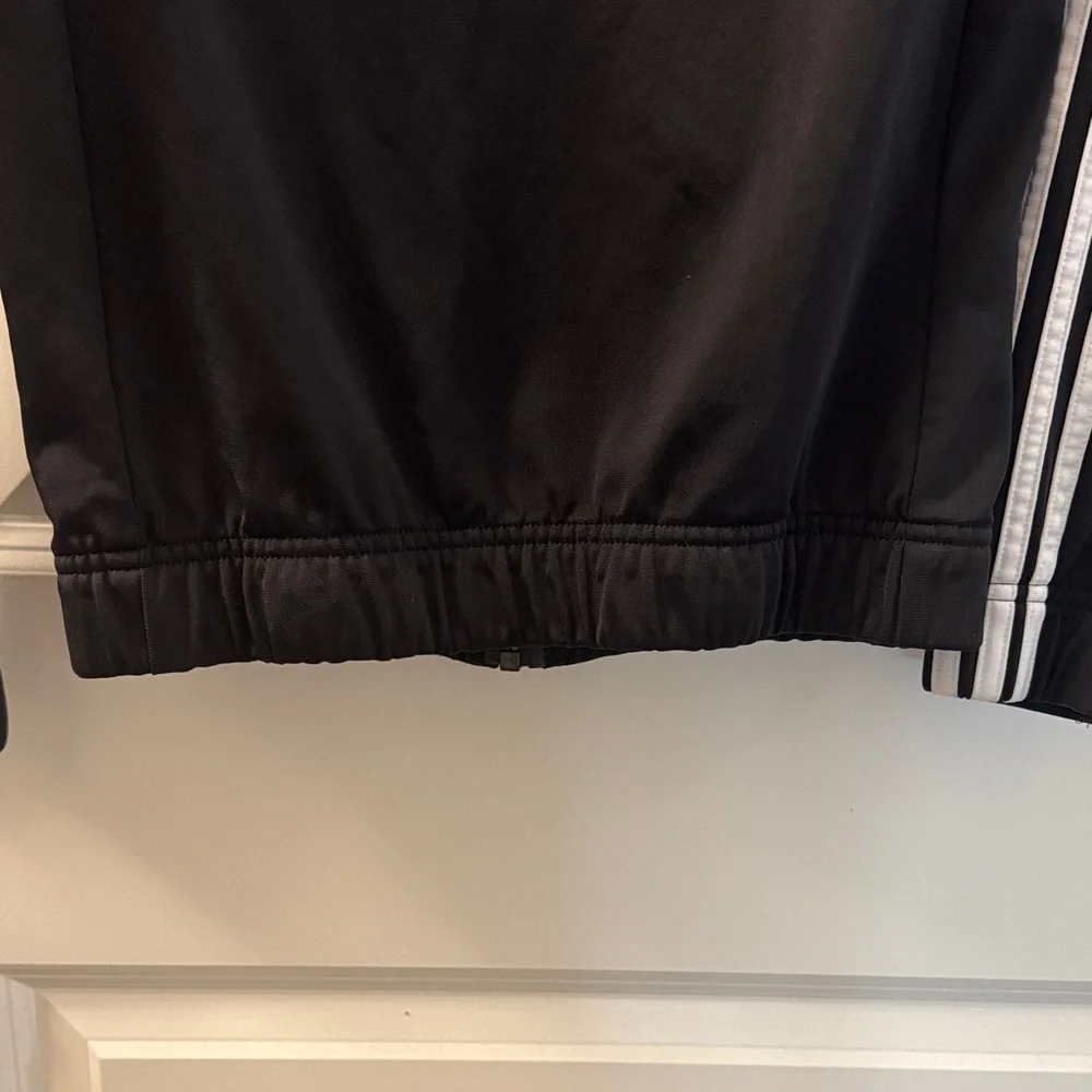 Adidas Black Jacket with White Accents - Picture 7 of 8